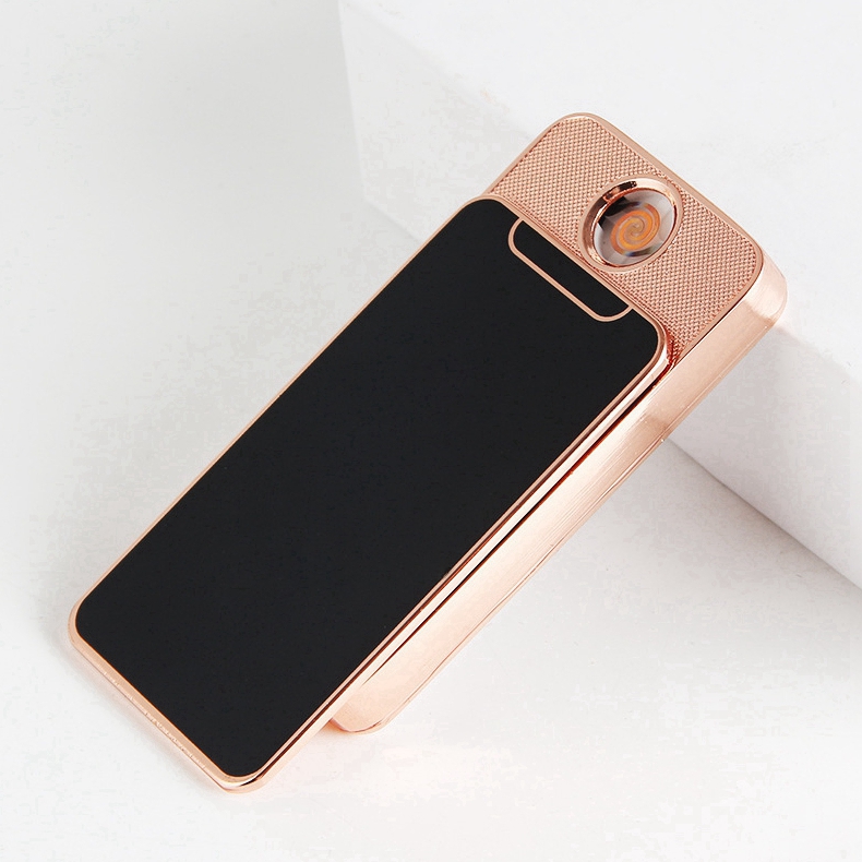 

Latest USB Colorful Smoking Lighters Windproof Cyclic Charging Lighter Portable Innovative Mini Herb Cigarette Tobacco Holder