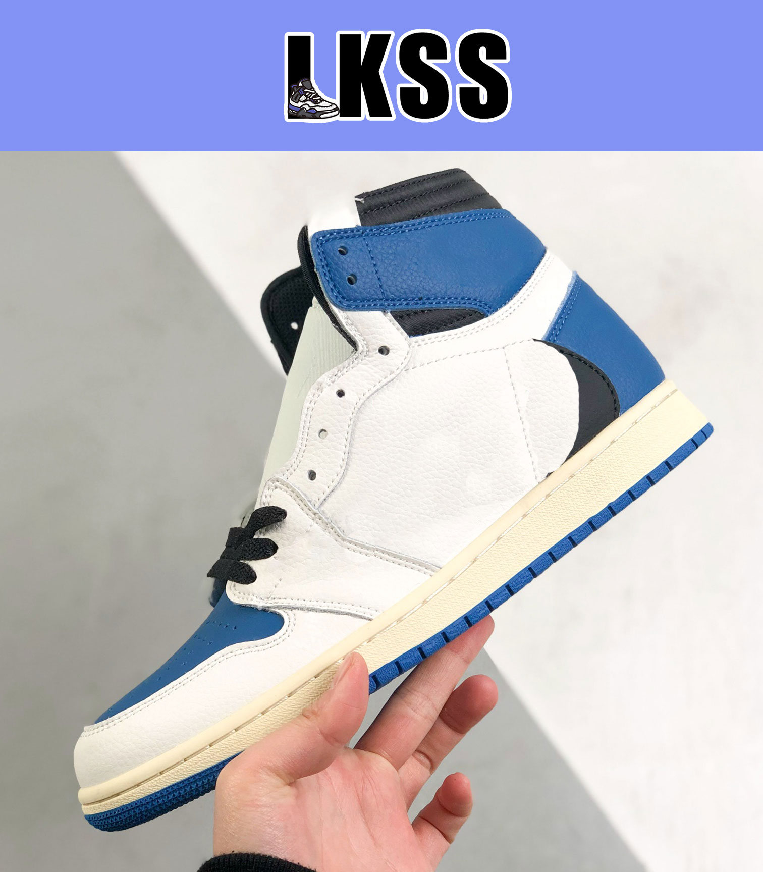 

LKSS Fragment Jumpman 1 1s Shoes OG Mens Basketball Sneaker Sports Sneakers, As pic