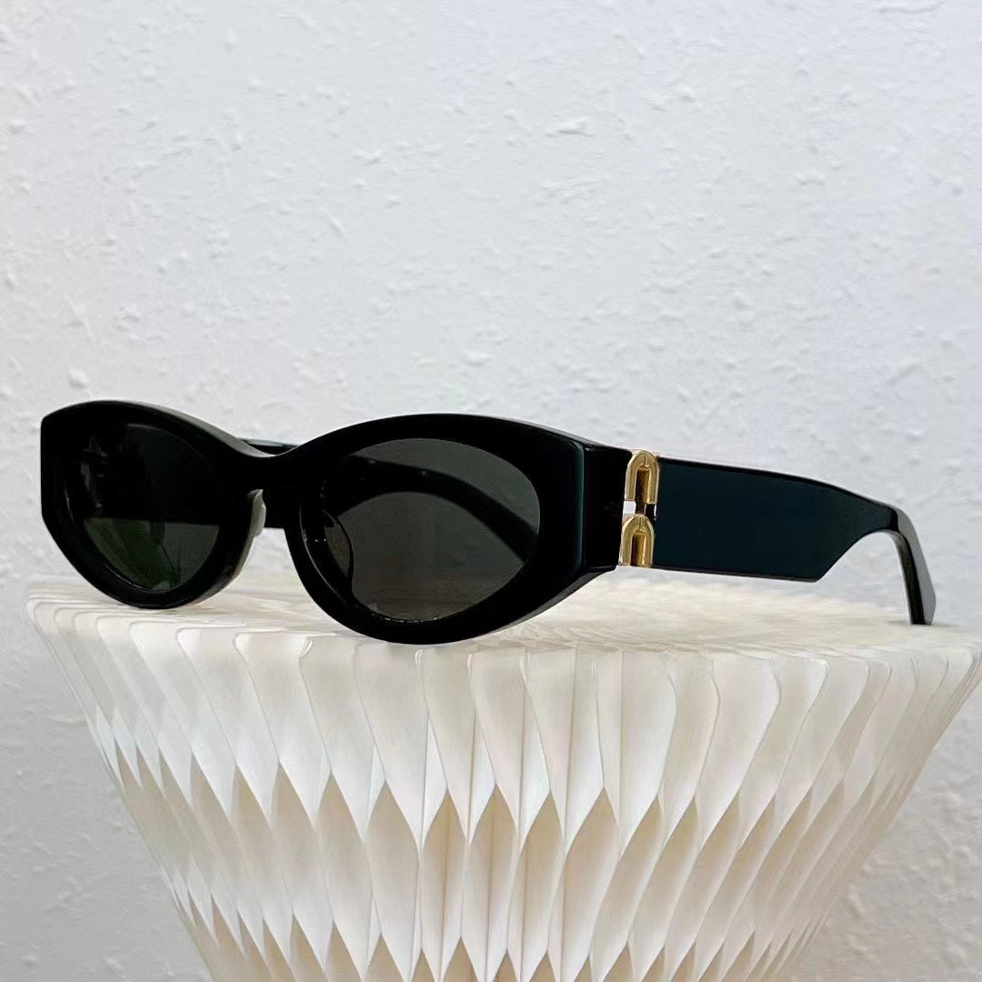 

Sunglasses For Women Summer 11WS Style Anti-Ultraviolet Retro Plate Oval Full Frame Glasses Random Box