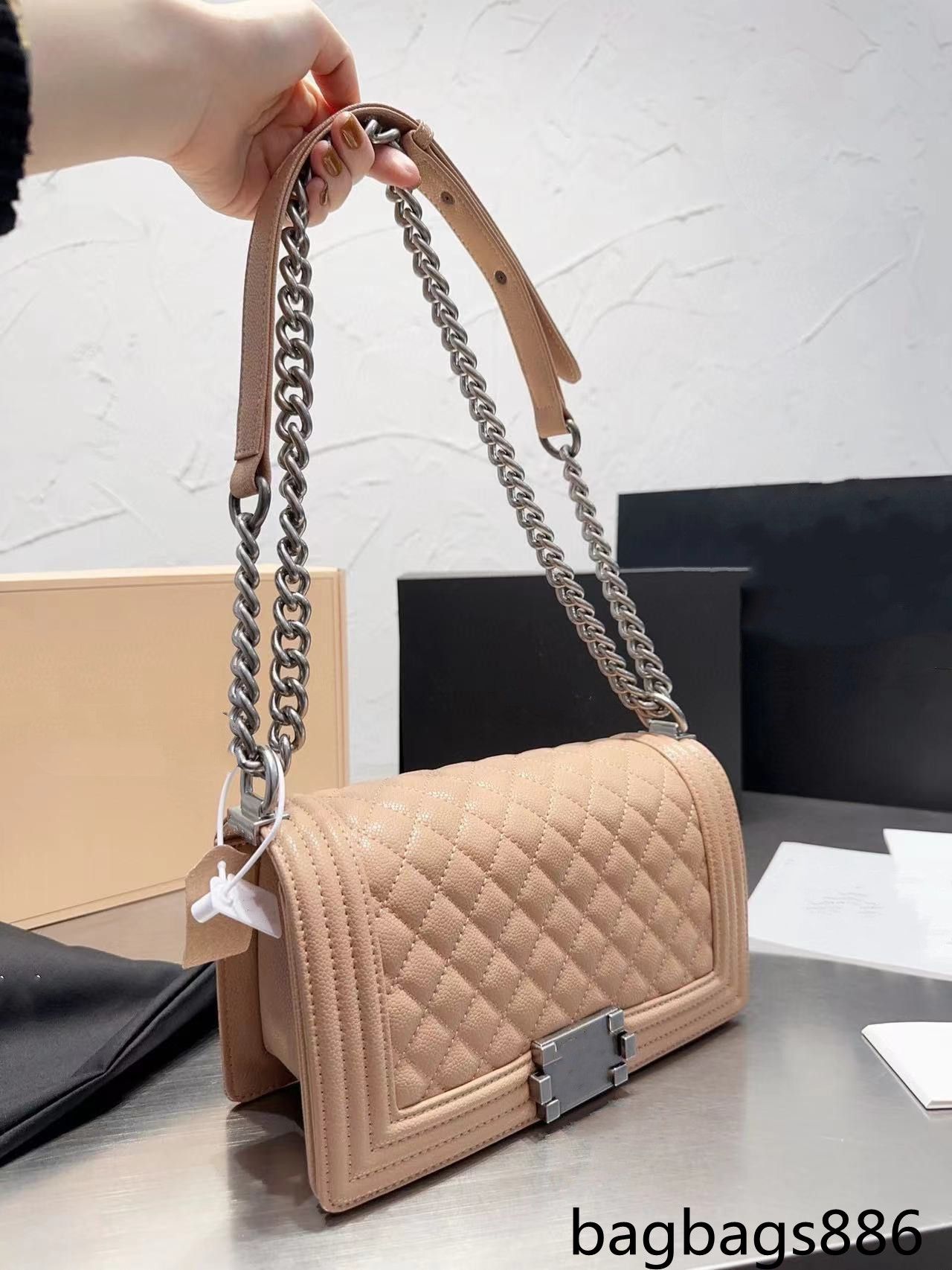 

9A wholesale Designer Women Classic Mini fashion Bags Quilted Chain Flap Diamond Calfskin Caviar Genuine Leather Shoulder Crossbody Bag Luxury Handbags, Style 6