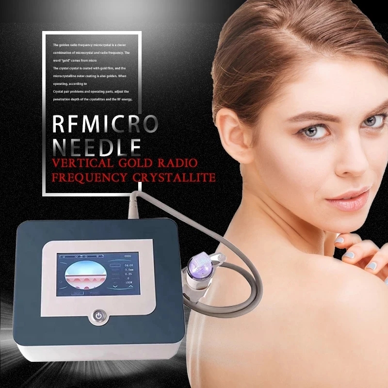 

Multi-Functional Beauty Equipment Gold Mirconeeding Slimming Machine Radio Frequency Face Lifting RF Acne System Microneedling Machine Lift Face