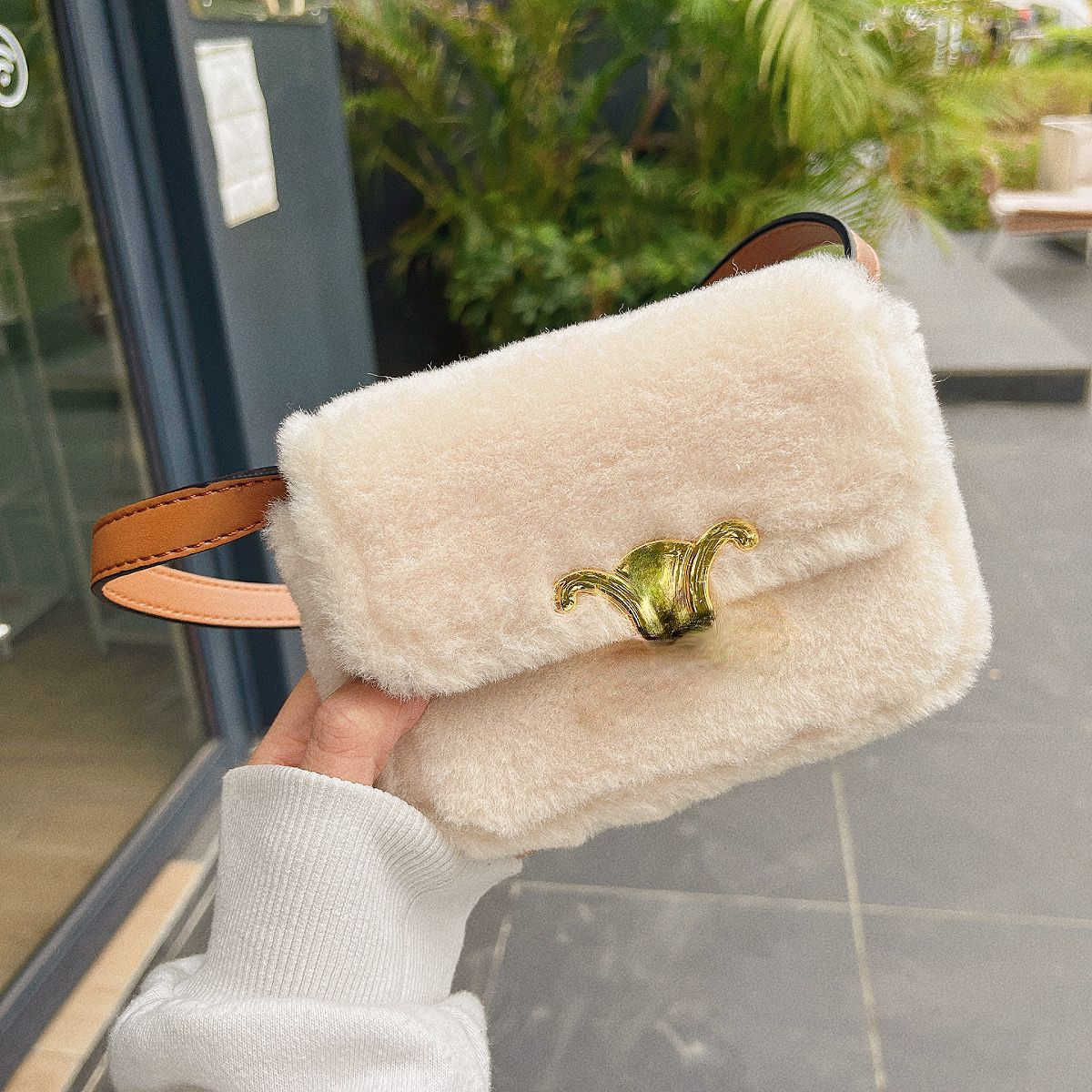 

Handbags Bags Shoulder Flap Designer Womens Wallet Lipstick Women Handbag Gold Hardware Printed Leather Purse Interior Pocket Mini phone bag, 25