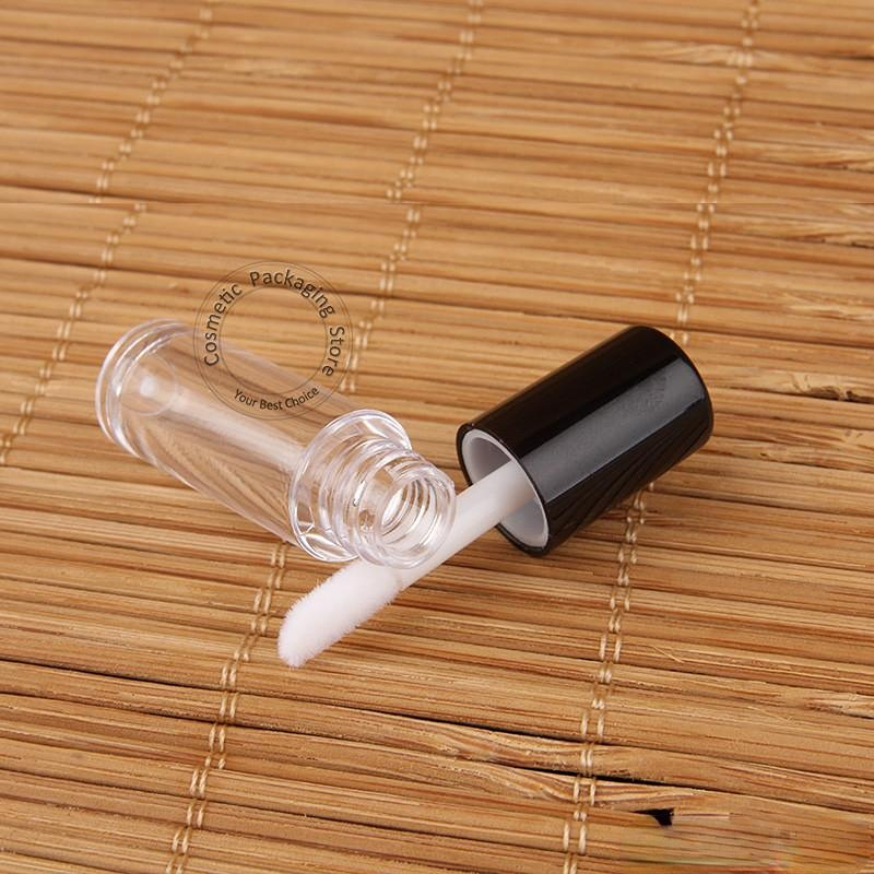 1.2Ml Clear Lip Gloss Tube - Cute Small Lip Balm Container Bottle - Travel Refillable Diy Mini Sample Packing Bottles