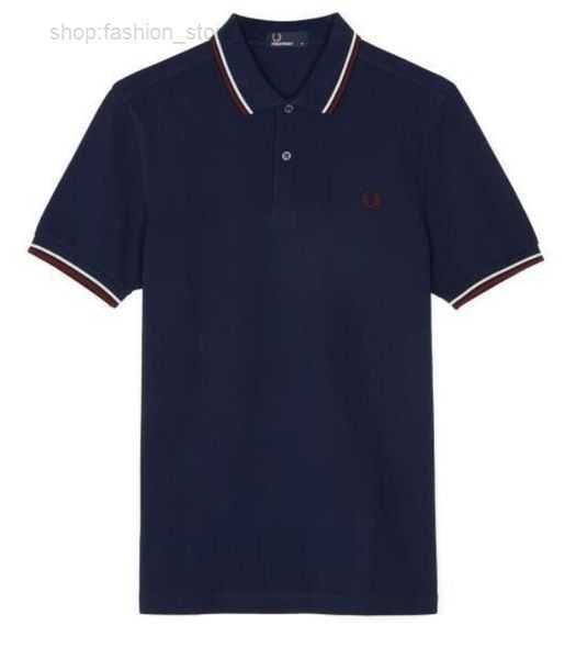 2023 New Quality Classic Polo Shirt English Cotton Short Sleeve Designer Brand Summer Tennis Men's T-shirt 12 Colors Fred Perry S-2xl 8 polo sh