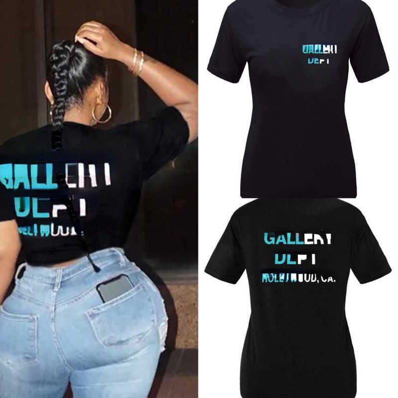 

Retail Plus Size 3xl 4xl 5xl Casual Women Tops Printed T-shirt Round Neck Loose Fashion Short Sleeve Tees, K2091-blue qhyh black t