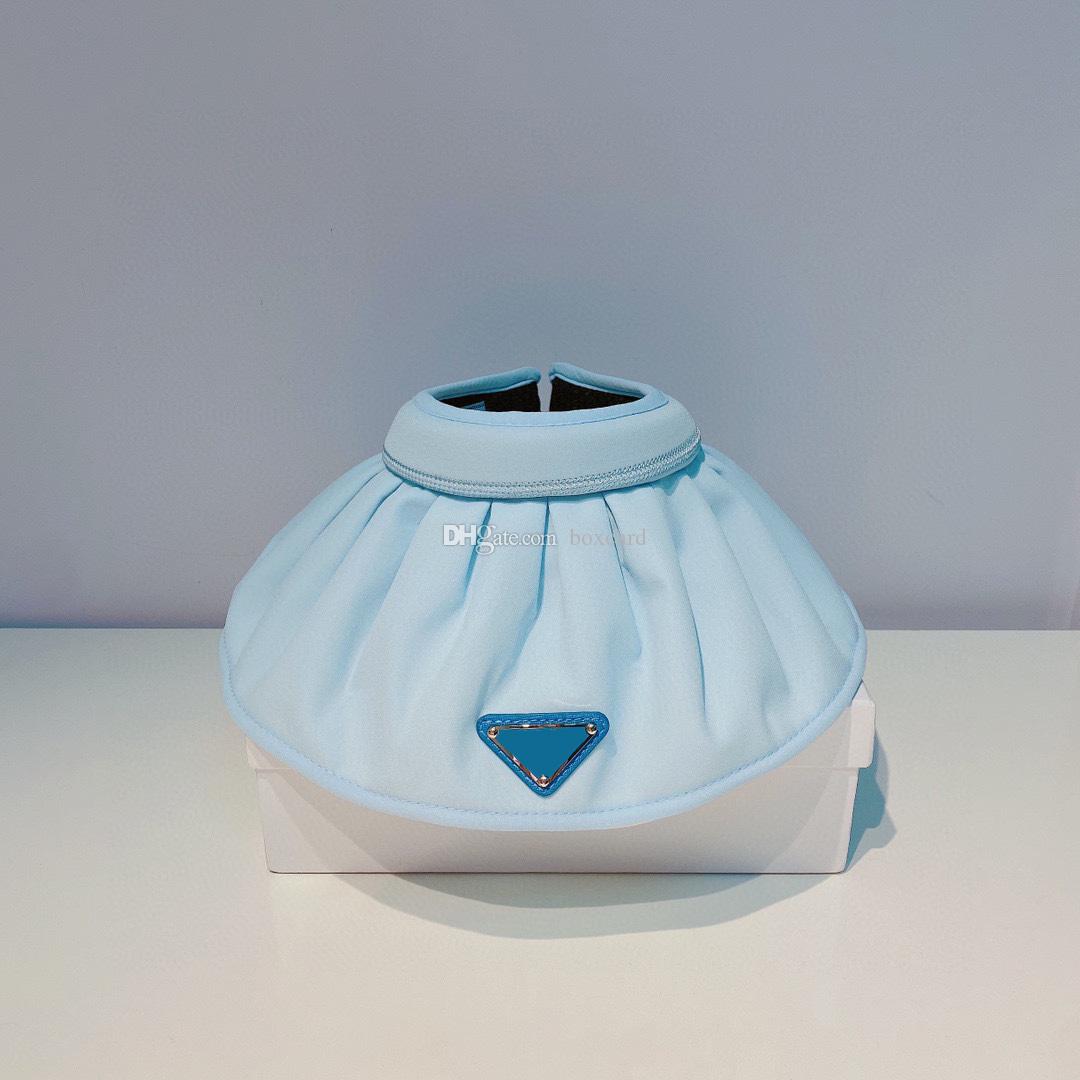 

Sun visor summer empty hat female folding metal triangle letter sun hat