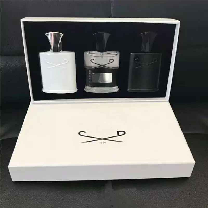 Parfum Chaud Date 4pcs set Encens Parfum Parfumé Cologne Hommes Silver Mountain Water / aventus / Green Irish Tweed / Millesime Imperial 30Ml