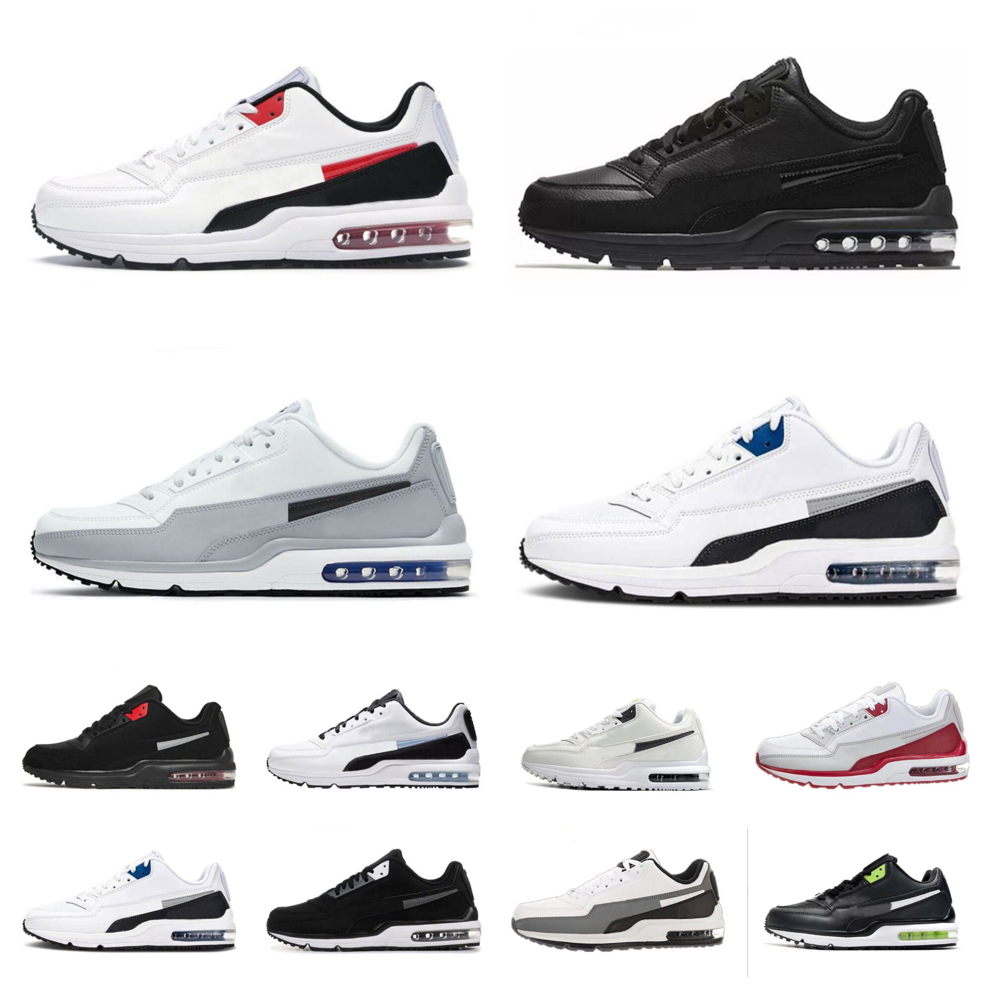 

Designer Max Ltd 3 Running ShOes Airmaxs LTD3 OG Cool Grey White Light Smoke Grey Blue University Red Triple Black Lemon Twist Midnight Navy Mens BW Trainers Sneakers, Shoe lace