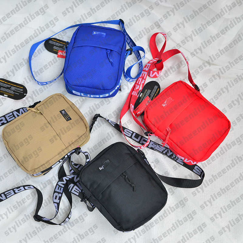 

Messenger Bags 18ss Men's Canvas Small Cross Body Bag Girl's Plain Causal Handbags Mini Zipper Sports Designer BLack/Red Messenger Bag and Tote 0303/23