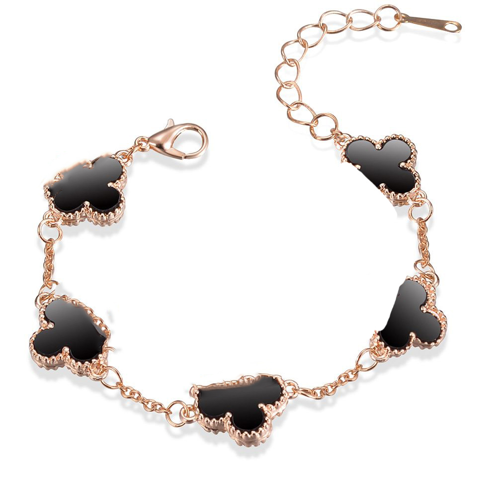 

2023 Luxury bracelet Fashion bracelet designer Swan four-leaf clover rhinestone girlfriends simple bracelet no box