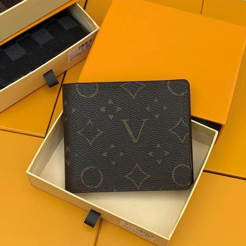 

2022 Designer Flower Cardholder Purse Men Women Short Purse Graffiti Leather women purse Fashion credit card Holder Colorful cardholder with box, A+