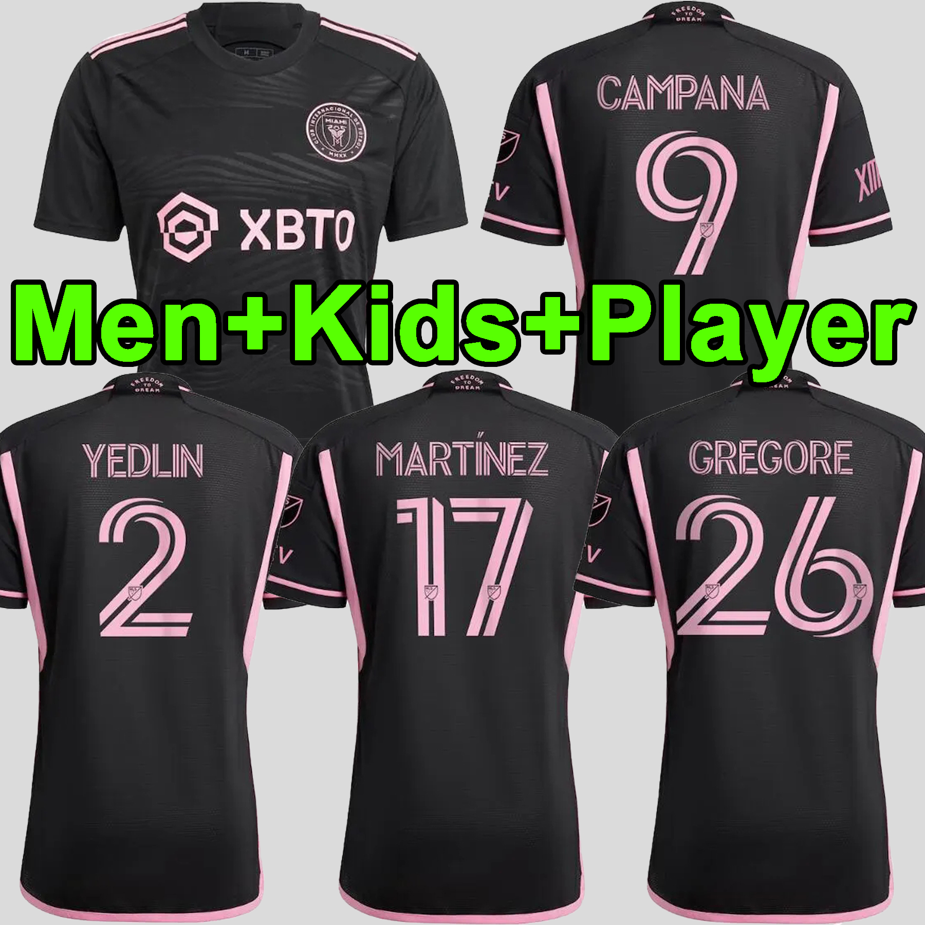 

23 24 Fans Player Inter Miami BECKHAM Soccer Jerseys 2023 2024 MATUIDI HIGUAIN football shirts TRAPP PELLEGRINI PIZARRO jersey CARRANZA PIREZ MORGAN men kids kit, 23 24 away kids