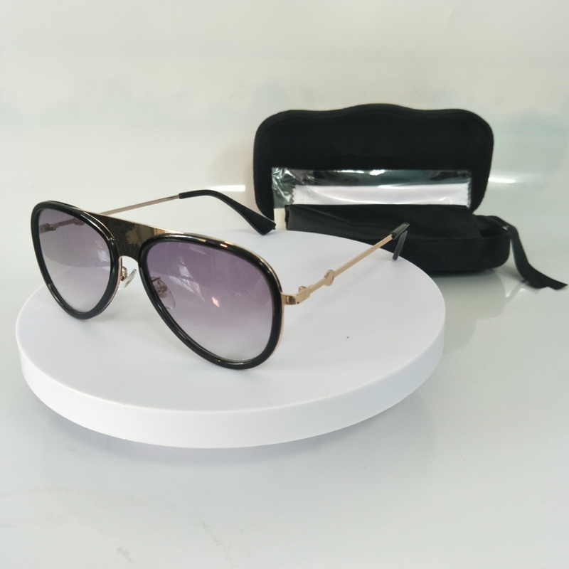 

Luxury Women Sunglasses Fashion Large Frame Designer Eyeglasses Metal Sun Glasses For Men Uv400