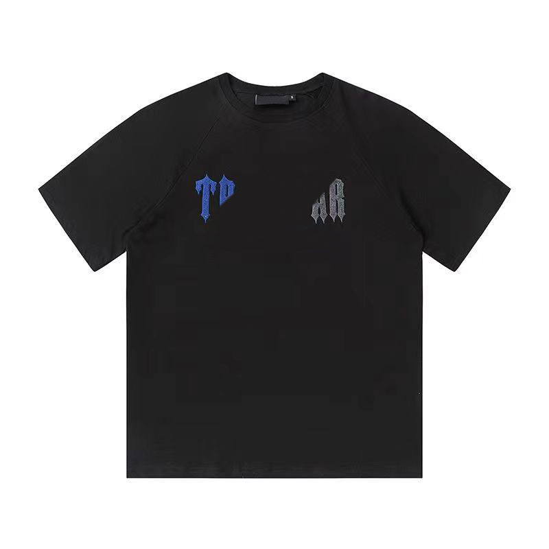 

Mens designer TRA Mens T Shirts Print Letter Breathable Clothing Jackets Womens t Shirts Tracksuit for Womens New Tops Black customize polyester Tshirt design -XL