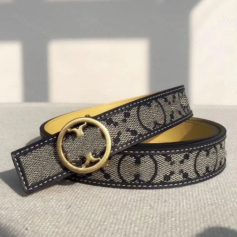 

Designer Belts Women Genuine Leather Mens Belt T Lady Gold Buckle Fashion Classic Cintura Cinture Width 2.5cm