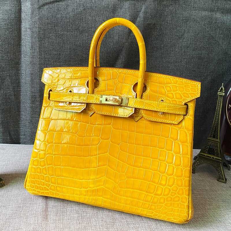 

Designer Birkin Handbag Nile Crocodile Skin Women's Bag High Gloss Face h Home 25 Carry on s All Manual 30 Tide Zc, 25 what color do you want contact custo