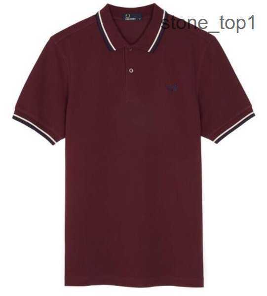 

Polo Fred Perry Classic Shirt English Cotton Short Sleeve 2023 Designer Brand Summer Tennis Men' T-shirt 12 Colors 3 DWPT