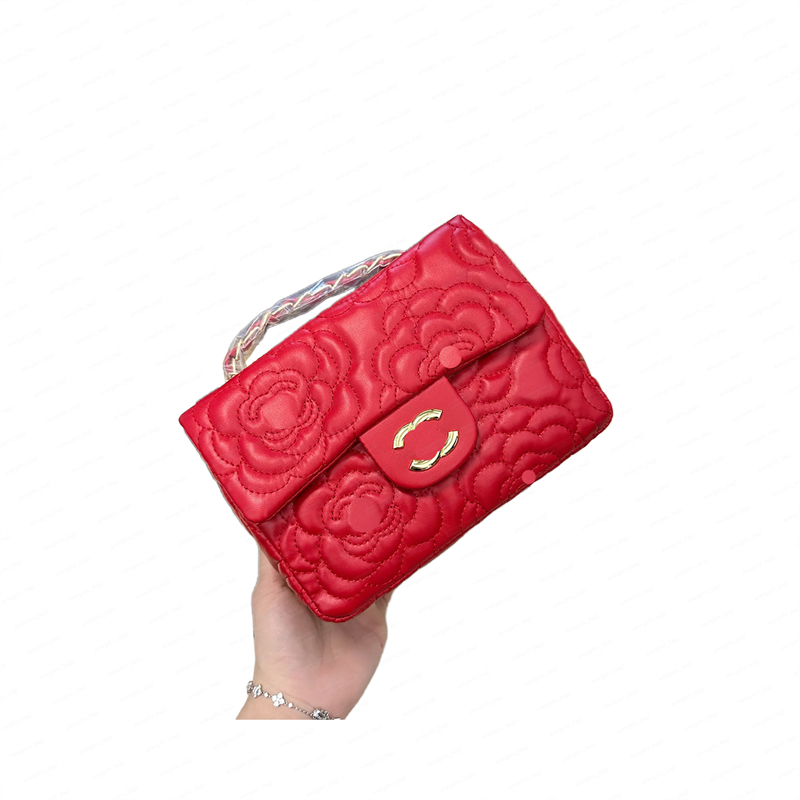

Crossbody Bags Designer Leather Mini Shoulder Bags High Quality Women Clutch Bags Fashion Handbags, Red