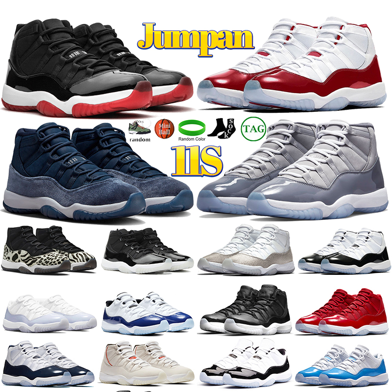 

11 11s Jumpan Basketball Shoes mens womens trainers New DMP 2023 Cherry Cool Grey Midnight navy Win Like 96 Low 72-10 Pink Snakeskin Bred Cap and Gown Mens Sports Sneaker, No.12- 25th anniversary