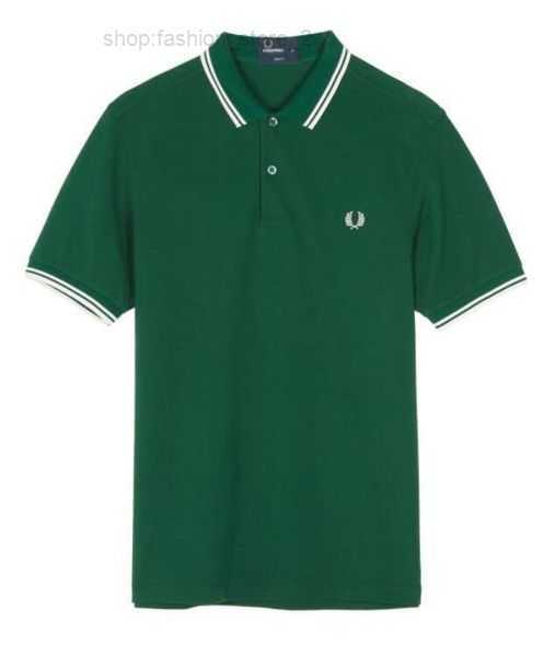 2023 New Quality Classic Polo Shirt English Cotton Short Sleeve Designer Brand Summer Tennis Men's T-shirt 12 Colors Fred Perry S-2xl 6 polo sh
