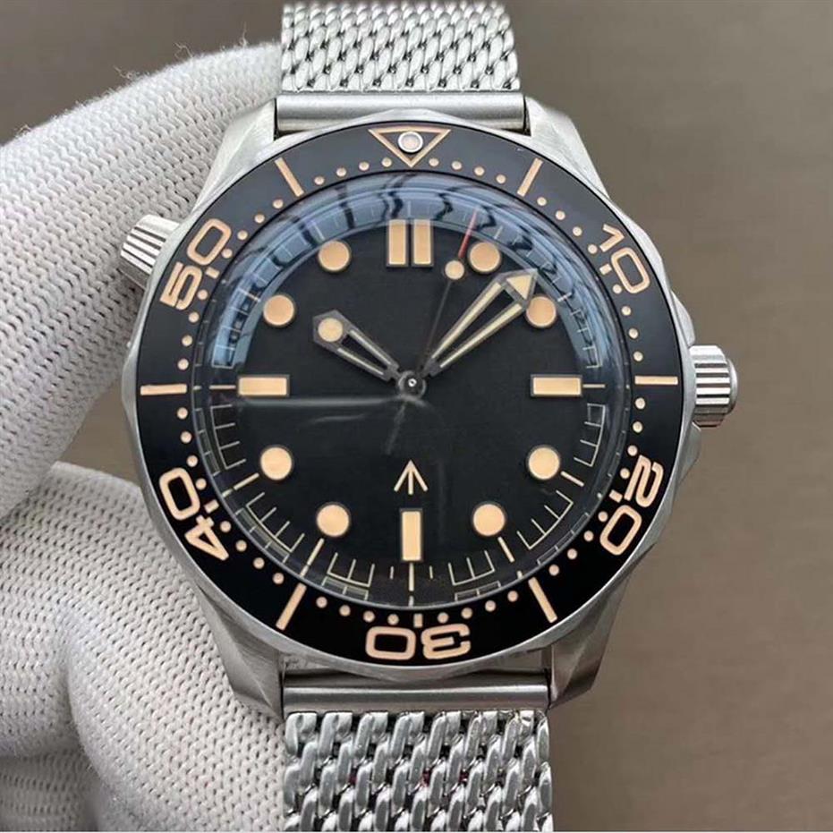 

Ceramic Bezel NTTD 42mm No Time to Die Men Orologio Sapphire Mens Watches Automatic Movement Mechanical Montre de luxe Watch James235a