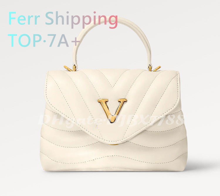 

Designer luxury womens bag M21797 M21720 HOLD ME handbag single shoulder bag messenger bag Solid color leather purse TOP 7A high quality purse, Black