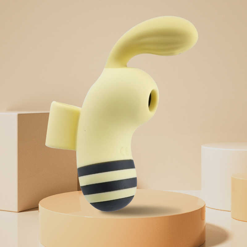 Sex Toys Massager Vibrator Bee Shape Clitoris Sucking Sucker Vibrat Chargeable Silicone Finger Oral Nipple Stimulator For Women-image-846154868