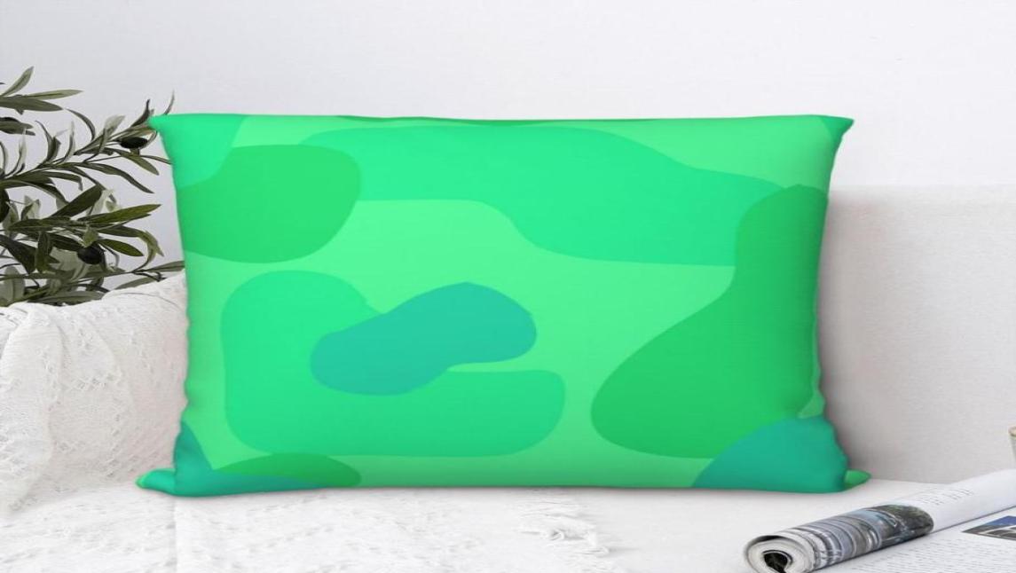 

Pillow Case Green And Blue Camouflage Blobs Square Pillowcase Cushion Cover Comfort Polyester Throw Home Bedroom7065949, White