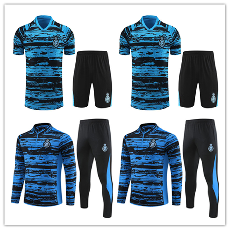 

22 23 Al Nassr FC mens kids soccer tracksuit football jerseys maillot chandal futbol survetement foot jersey sets kit 2022 2023 CR7 men trainers training set 99
