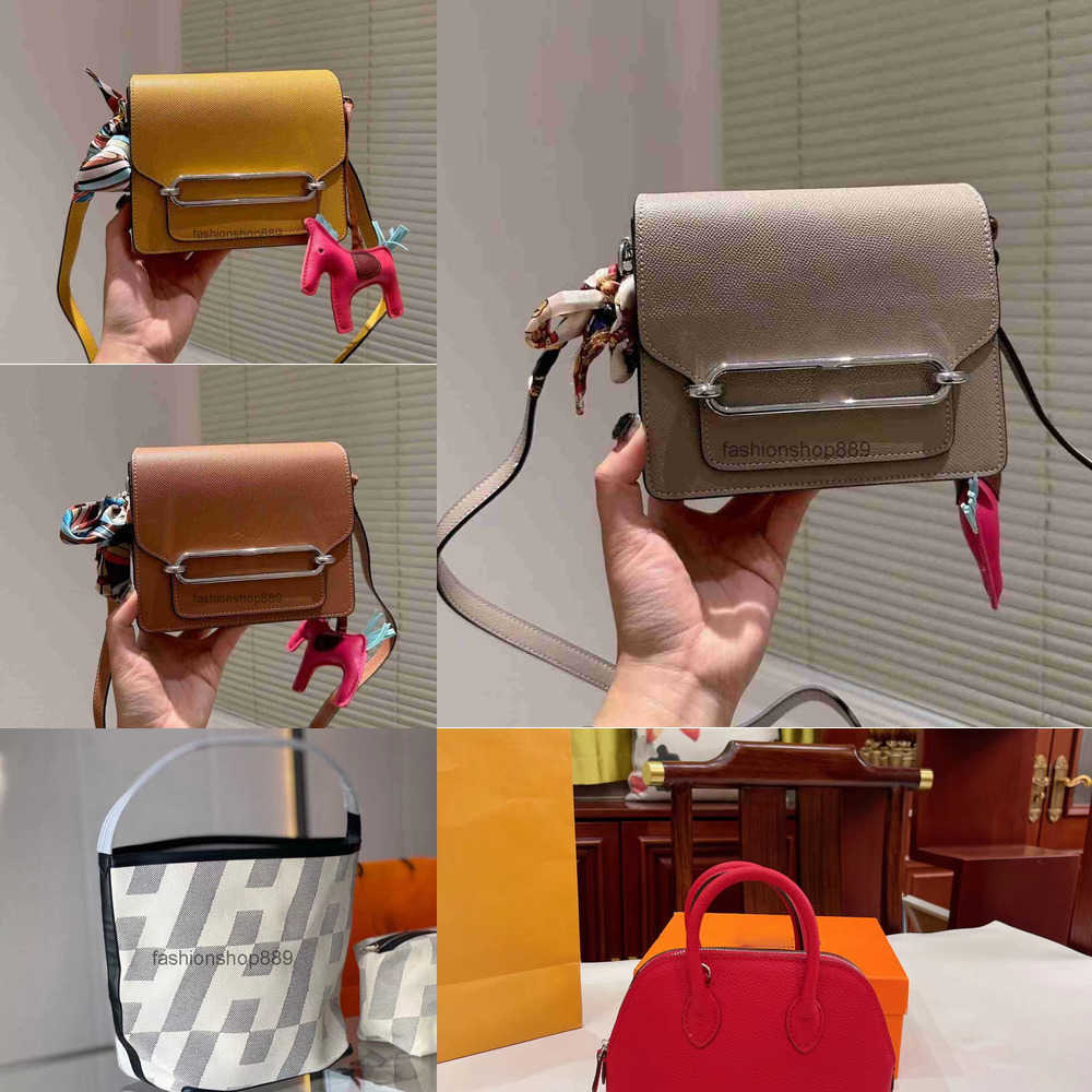 

Fashion Body Flap Cross Designer bag Mini Shoulder Bags Thread Purse Claic Letter Buckle Clutch Pouch Removable Strap Multicolor Pig nose bucket bag