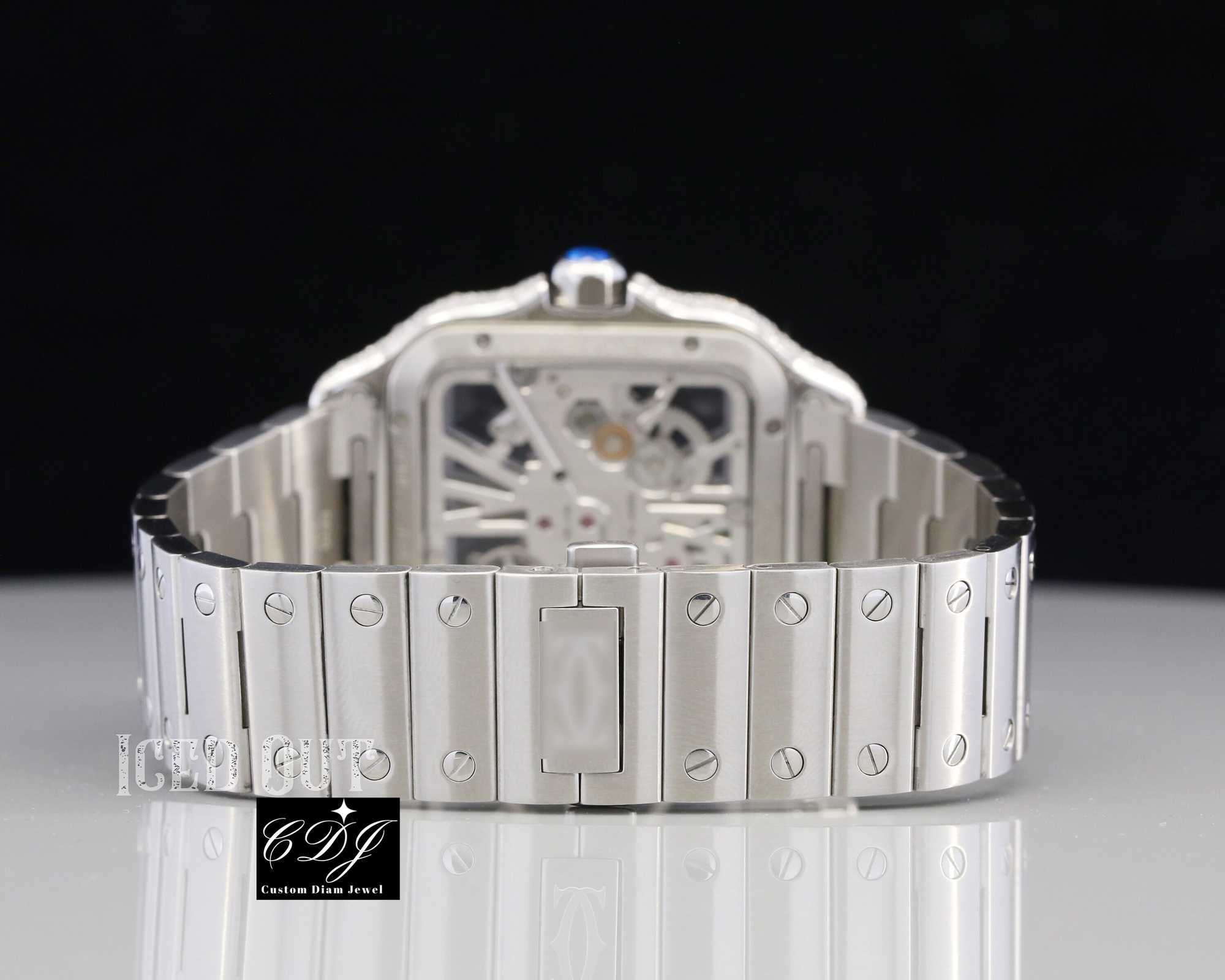 

20231G1G Iced Out Diamonds Lab Grown Watch Dign Stainls Steel Stylish Custom Hip Hop Luxury Case Men Hip Hop Big Diamond Men Watch, Hip hop watch