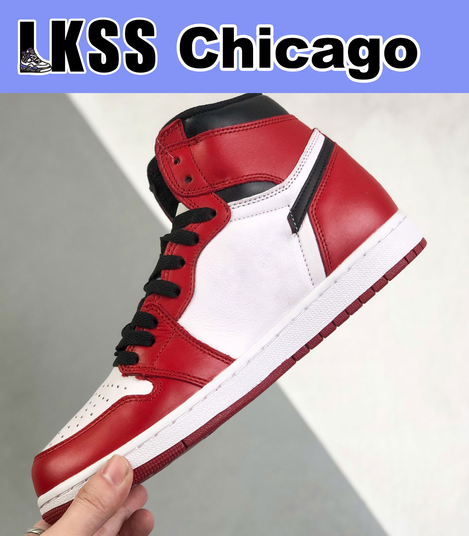 

LKSS Chicago Jumpman 1 1s Shoes OG Mens Basketball Sneaker Sports Sneakers, As pic