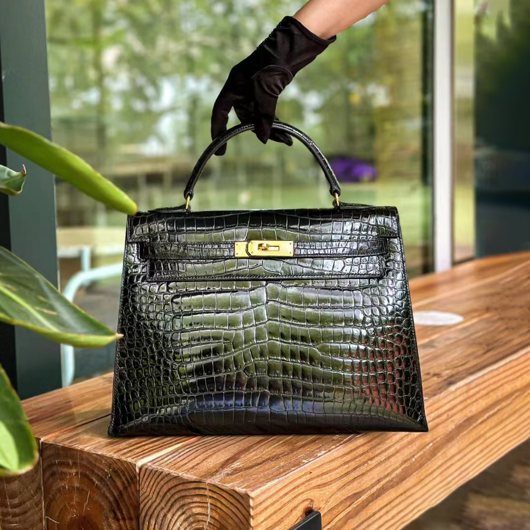 

Luxurys Designers tote Bags classic Kellies scarf herned bag kellies Crocodile pattern Clutch Bags crocodile leather fashion CrossBody men womens Shoulder Wallet, Blue