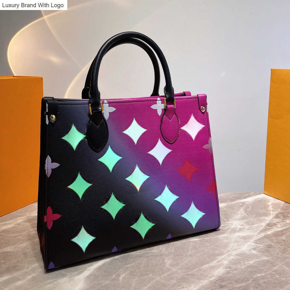 

L Bag Handbags ON THE GO Onthego Top Women Luxurys Designers Crossbody Bags SPRING IN THE CITY Womens Handbags Purse Tote Bag PVC Leather Shopping Big Purses M4, Customize