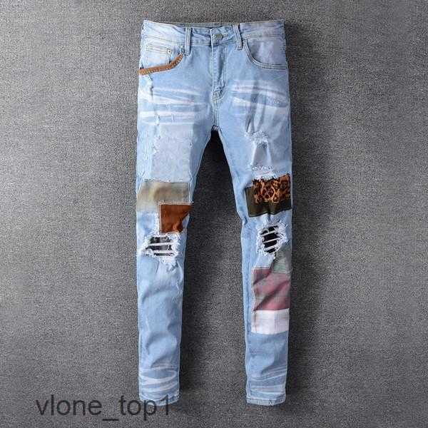 

Army amirly Mens Womens Designers s Jeans Distressed Ripped Biker Print Slim Straight Denim for Men Fashion Mans Skinny Pants 2 Z17U