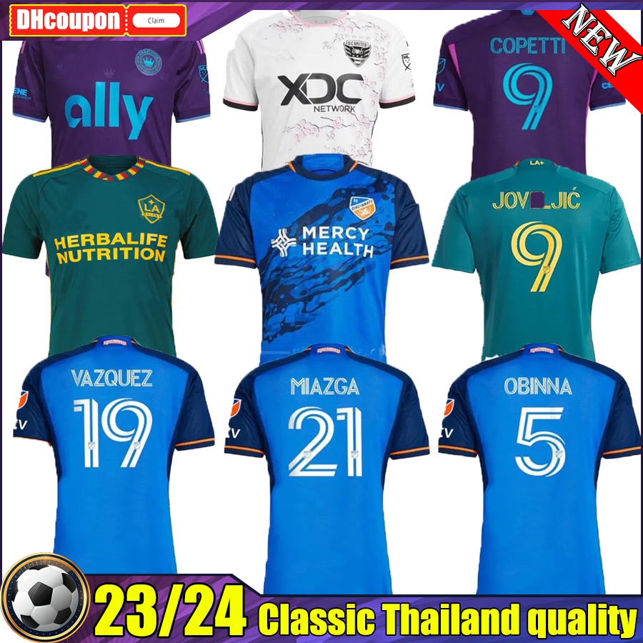 

TORONTO FC 23 24 Cincinnati soccer jerseys 23 24 Charlotte LA GALAXY Inter Miami Hagglund Obinna Vazquez D C UNITED Westwood Copetti mlsfootball t-shirt for men, 08