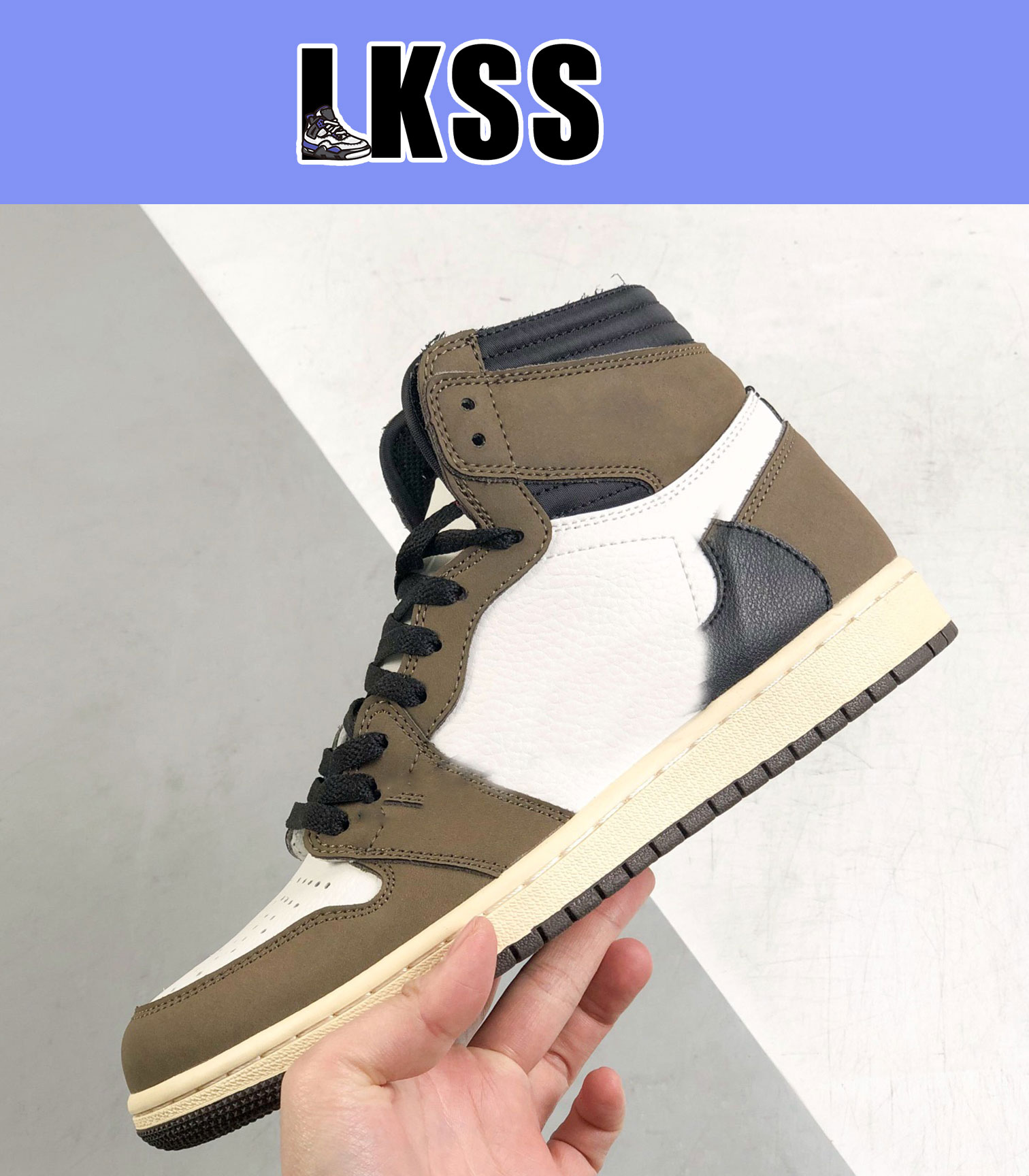 

LKSS TS Jumpman 1 1s Shoes OG Mens Basketball Sneaker Sports Sneakers, As pic