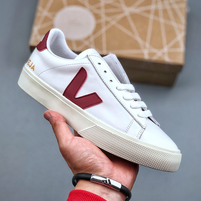 

New Mens Casual Shoes Veja V-10 Leather Extra Sneakers Women ESPLAR Calfskin Trainers Fashion White Low-top Chaussures Breathable Running Shoes, Box not separately
