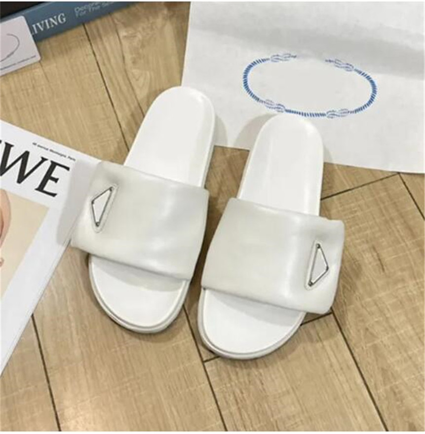 

Women slippers slide Sandals Platform Mule HOOK LOOP Adjustable Sports buckle Flat Slides Flip Flops Summer Loafers Bath Shoes Black White