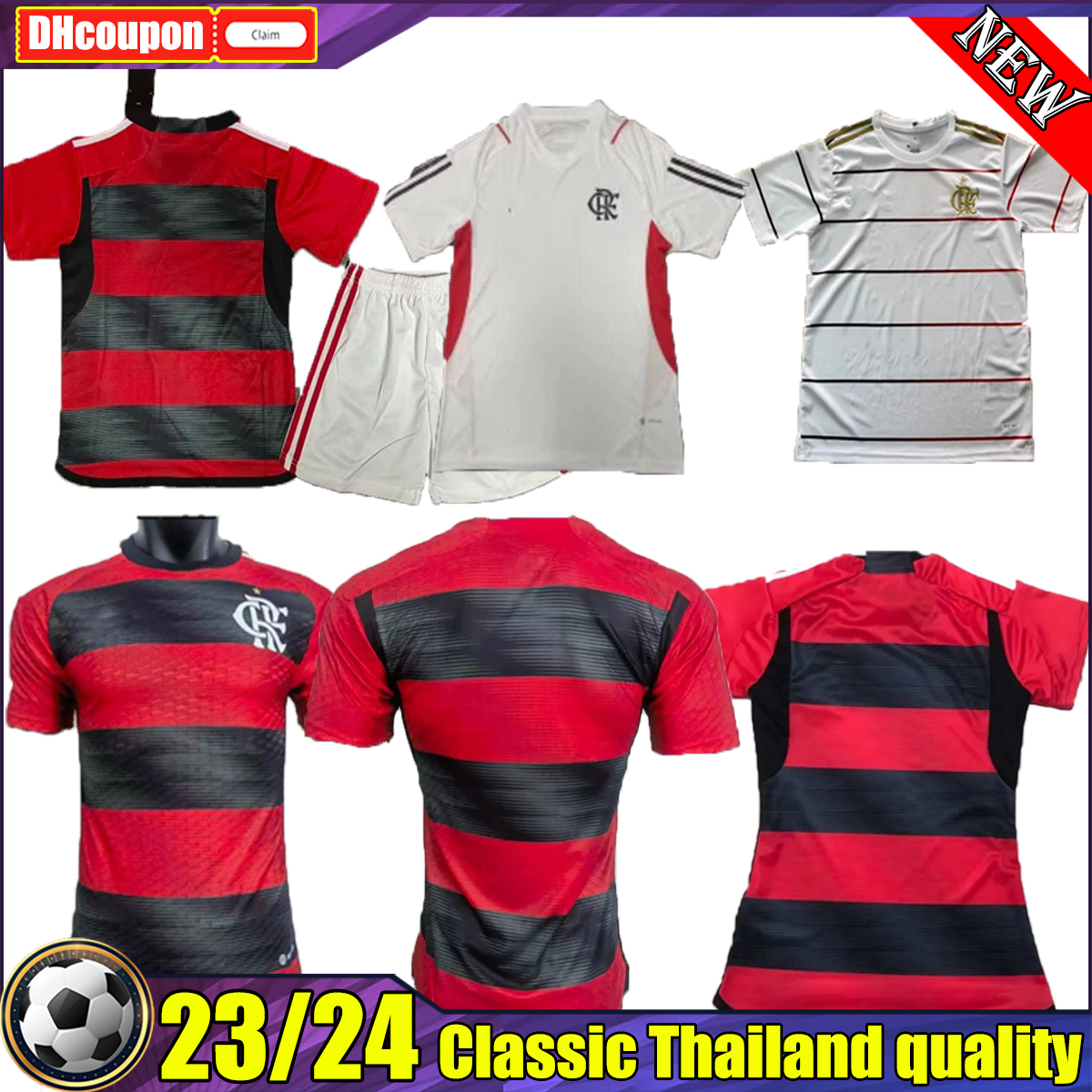 

23 24 Flamengo top soccer jerseys 23 24 Flamenco player fans GABI DAVID LUIZ DIEGO Gabriel B B.HENRIQUE VIDAL DE ARRASCAETA PEDRO ISLA football woman men kids kit socks, 04