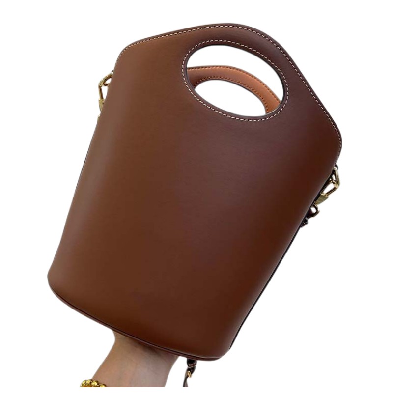 

Luxurys Designers Bags Classic solid color bucket bag women handbag crossbody bag shoulder lady wallet simple versatile solid leather Postman handbags, Black2