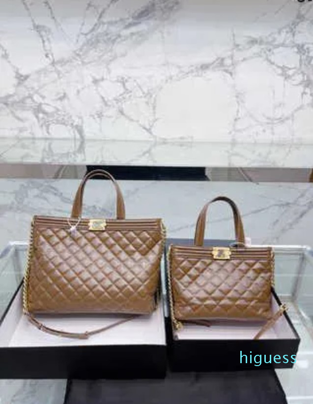 

Designer-Totes Bag Girl 2023 Black Tote Bag One Shoulder ladies Designer Bag Totes Luxury Brand Fashion chain Female Bags shoulder Handbags W230104, 1 big