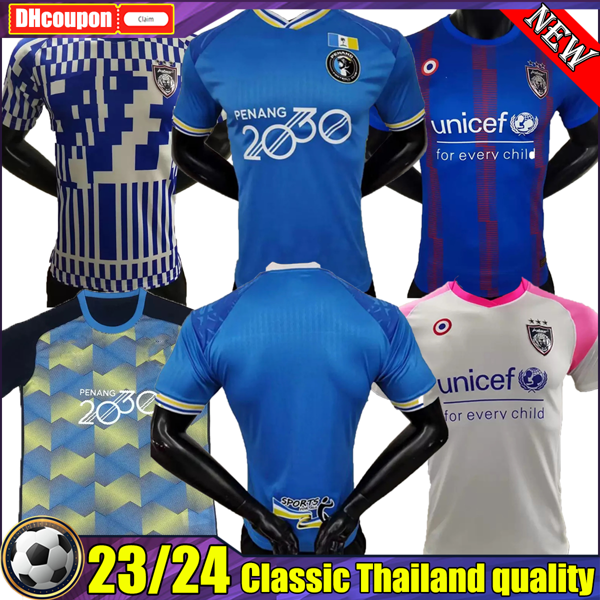 

22/23/24 Malaysia Super League Soccer Jerseys Johor Darul Ta'zim fans player version erengganu Selangor PKNS 2022 2023 men football shirt home away, 12