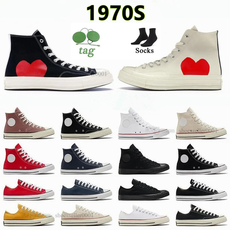 

1970s Classic Canvas casual Shoes Converses All Star Big eyes all Midsole Jam 1970 chuck Triple High Low Jointly Name 70 chucks Mens Women Converse Sport Sneakers 35-46, 12
