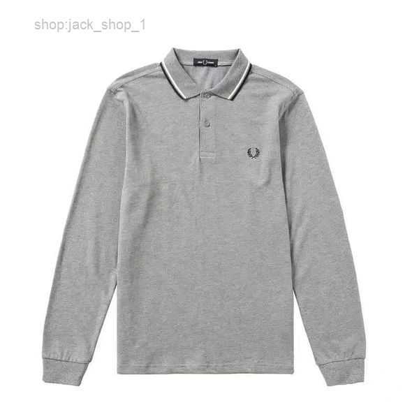 Hot Quality Men's Polos Classic Polo Shirt English Cotton Long Sleeve 2022 Designer Brand Summer Tennis T-shirt 9 Colors Fred Perry 5 2023 U50L