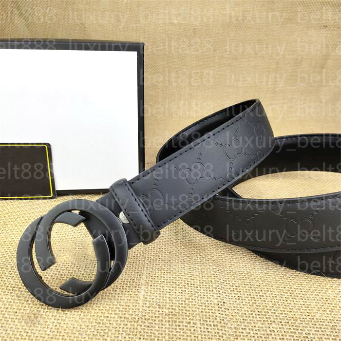 

Fashion Classic Men Designer Belts Womens Mens Casual Letter Smooth Buckle Luxury Belt 20 colors Width 3.4cm 3.8cm With box