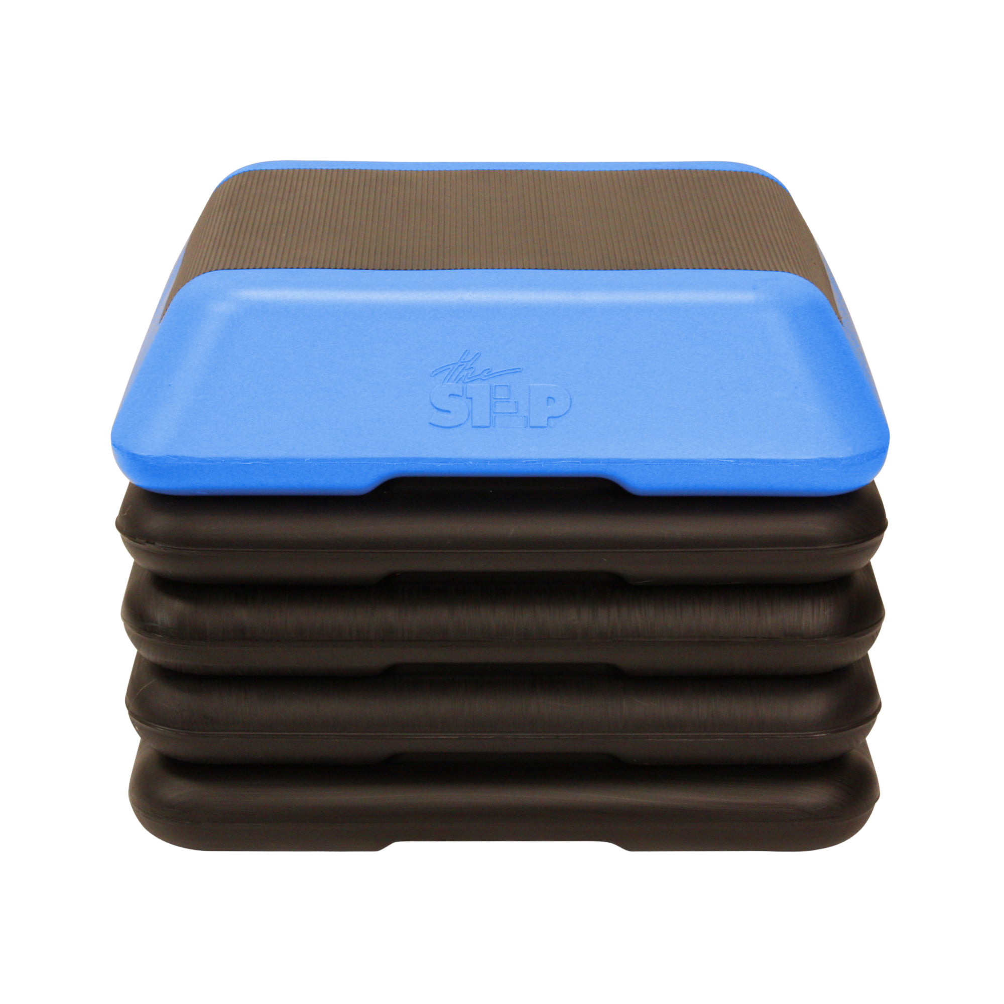

The Step High Step Aerobic Platform with High Step Blue Aerobic Platform and 4 Black Risers