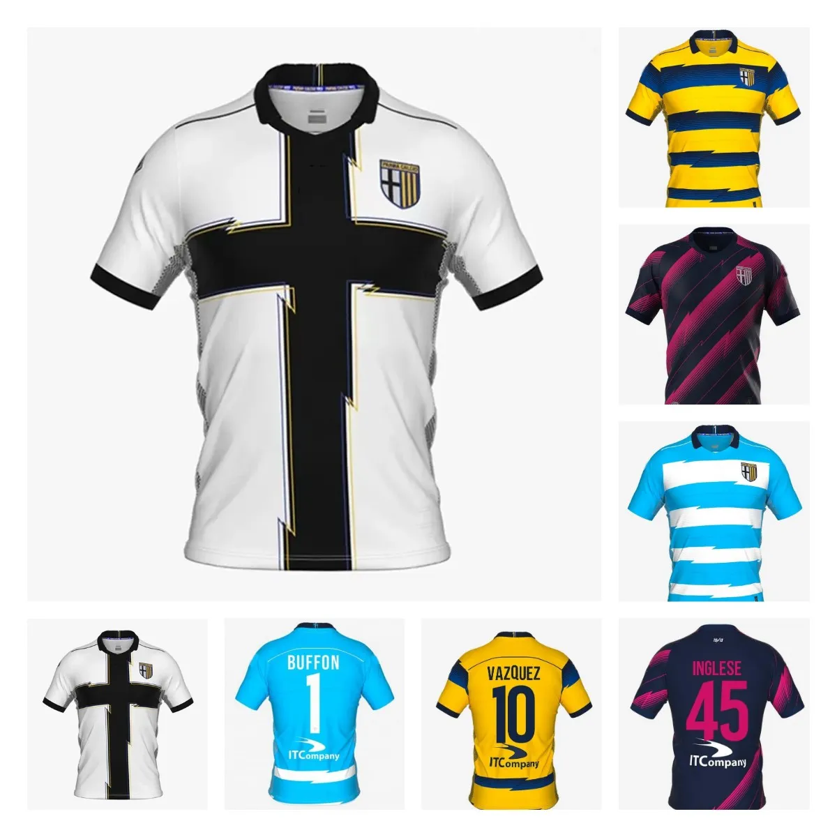 

22/23 Parma BUFFON Soccer Jerseys INGLESE Anniversary goalkeeper Special 2022 2023 GERVINHO MIHAILA KARAMOH ALVES Football Shirt KURTIC Football Jerseys uniforms