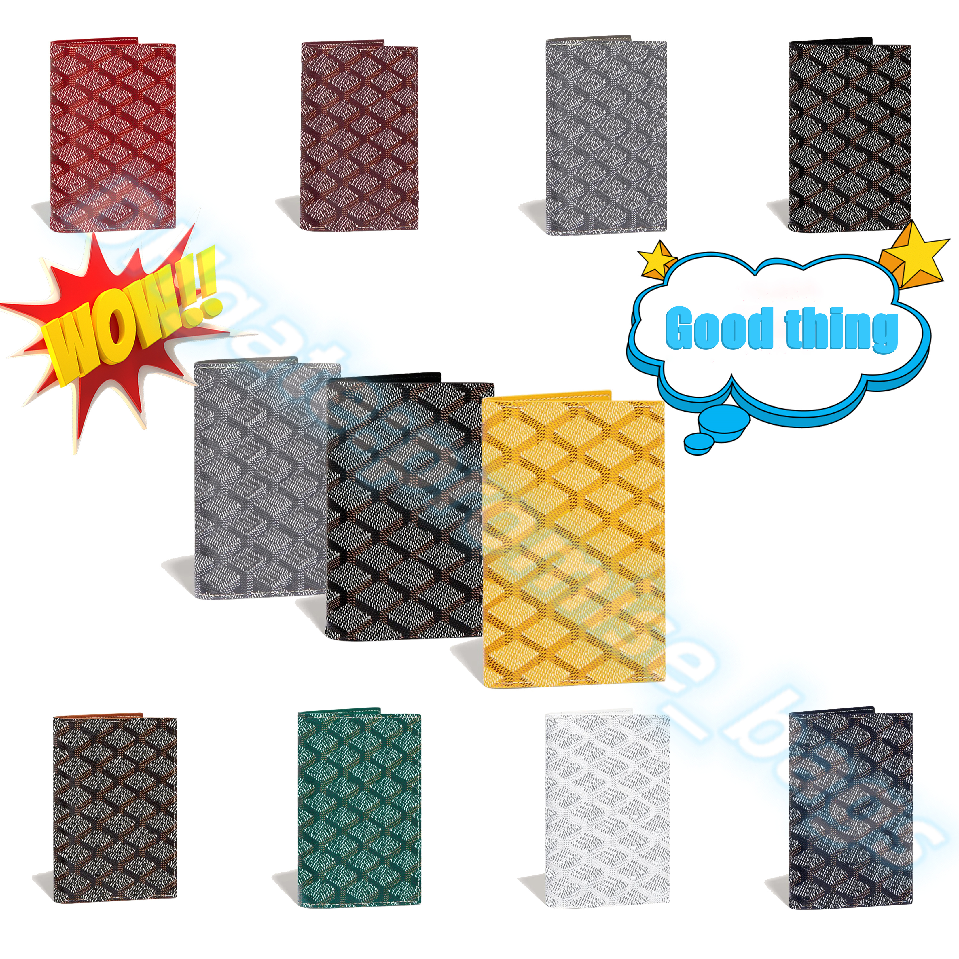 

designer High quality Genuine Leather Coin Purses holder Mini Wallets GRENELLE wallet Men Lambskin Wallets Women thin Card pack Coin Key Pocket Interior Slot wallet, Dark red