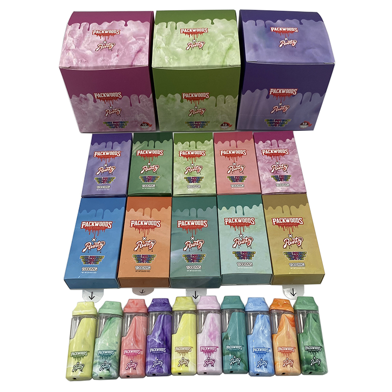

Packwoods X Runtz Disposable E-cigarettes vape pens 1.0ml pod 380mAh Rechargeable Battery Empty Vapes